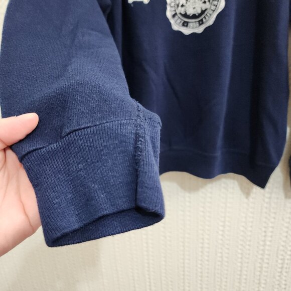 Vintage 80s Penn State Artex Sweatshirt Crewneck Made in USA Navy Small - Picture 5 of 11